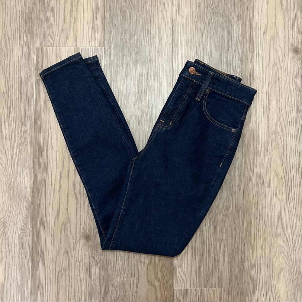 Madewell Curvy High Rise Skinny Jeans Dark Wash Size 26 NWOT Style H6385